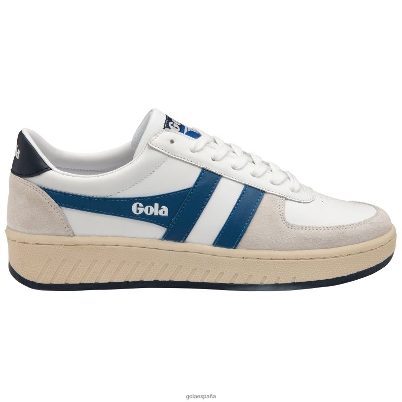 calzado V4PZL135 hombres Gola zapatillas clásicas grandslam clásicas blanco/azul marino/marino