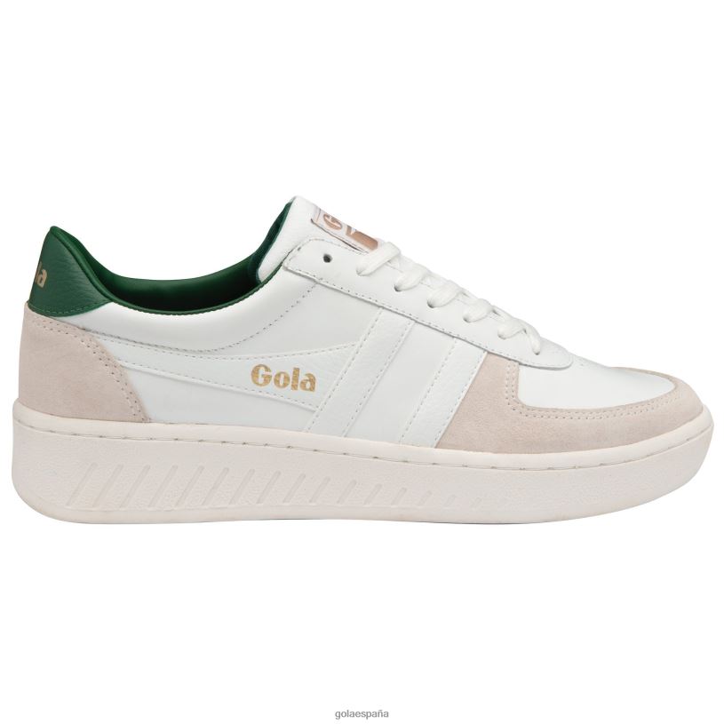 calzado V4PZL188 hombres Gola zapatillas clásicas grandslam clásicas blanco/verde oscuro