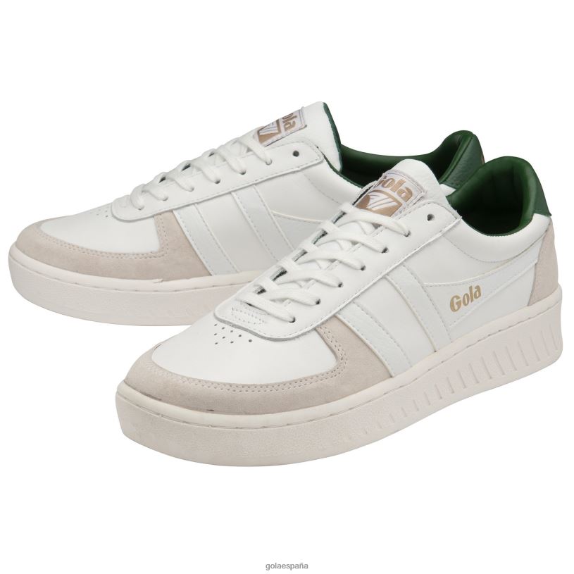calzado V4PZL188 hombres Gola zapatillas clásicas grandslam clásicas blanco/verde oscuro