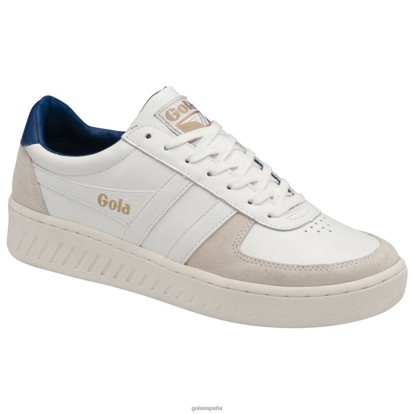 calzado V4PZL189 hombres Gola zapatillas clásicas grandslam clásicas blanco/azul antiguo