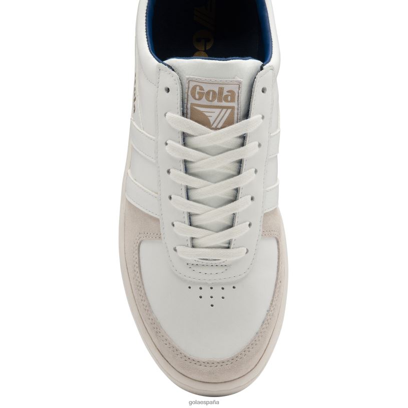 calzado V4PZL189 hombres Gola zapatillas clásicas grandslam clásicas blanco/azul antiguo