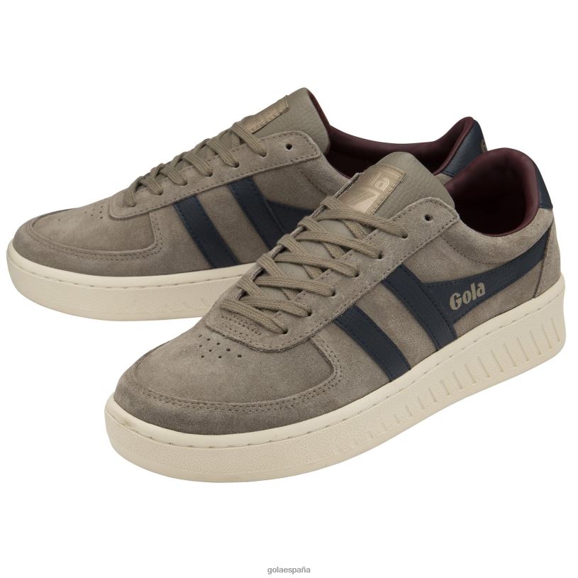 calzado V4PZL195 hombres Gola tenis classics grandslam de ante rinoceronte/azul marino/burdeos