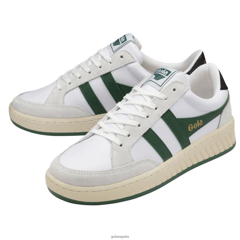 calzado V4PZL228 hombres Gola zapatillas clásicas superslam blanco/verde oscuro/negro