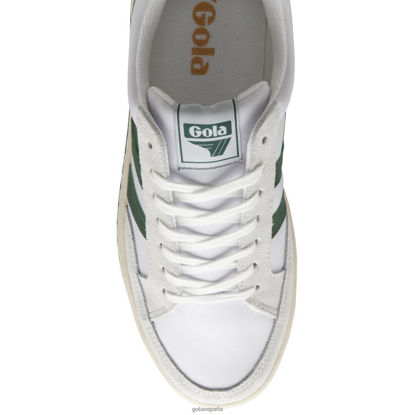 calzado V4PZL228 hombres Gola zapatillas clásicas superslam blanco/verde oscuro/negro