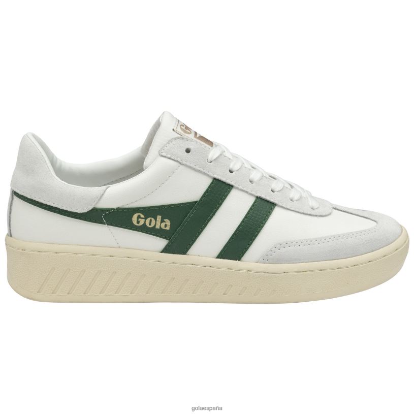 calzado V4PZL249 hombres Gola tenis clásicos dropshot blanco/verde oscuro