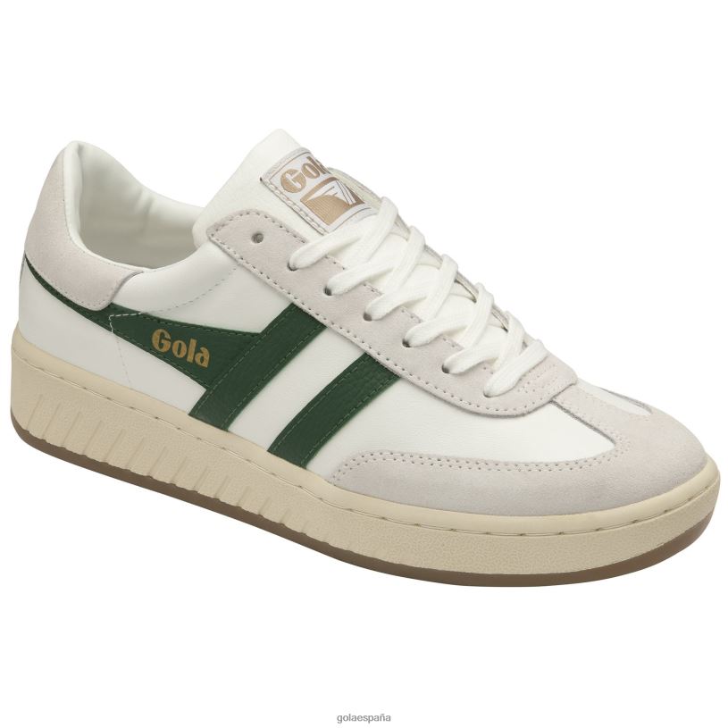 calzado V4PZL249 hombres Gola tenis clásicos dropshot blanco/verde oscuro