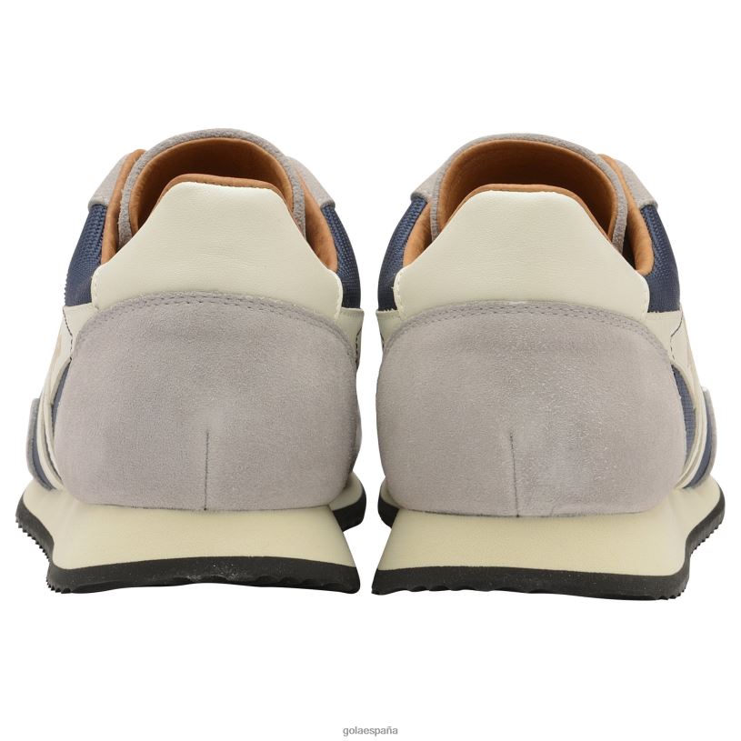 calzado V4PZL218 hombres Gola hecho en inglaterra - 1905 tenis de malla 317 azul marino/gris/blanco roto