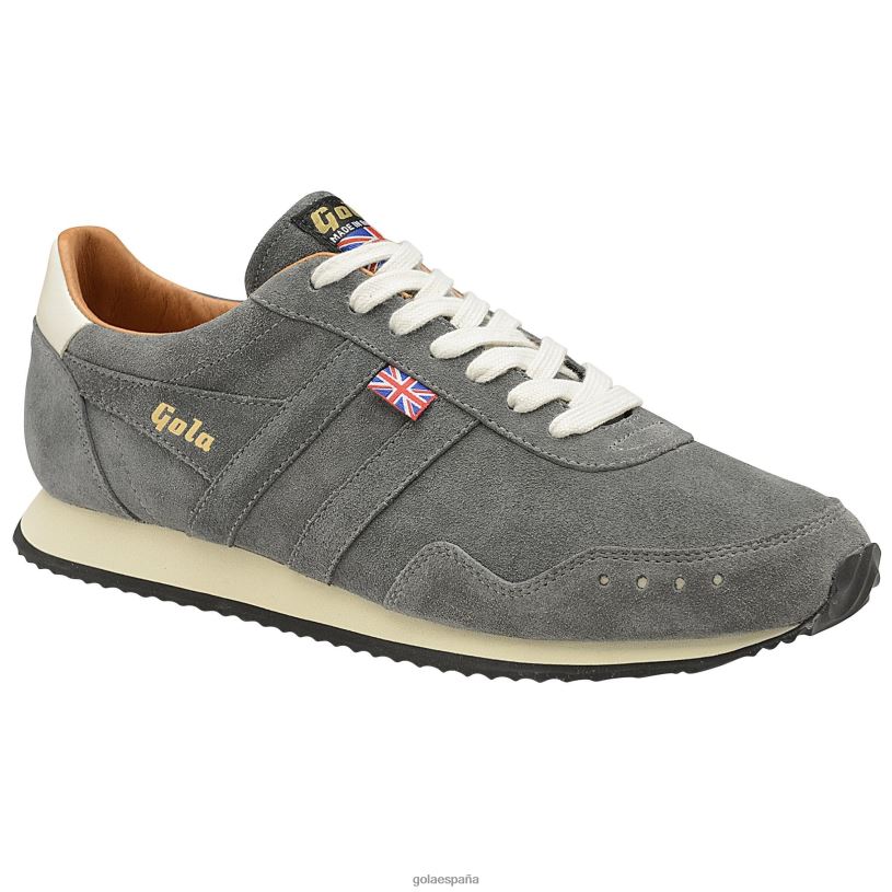 calzado V4PZL220 hombres Gola fabricado en Inglaterra - 1905 zapatillas deportivas de ante 317 gris