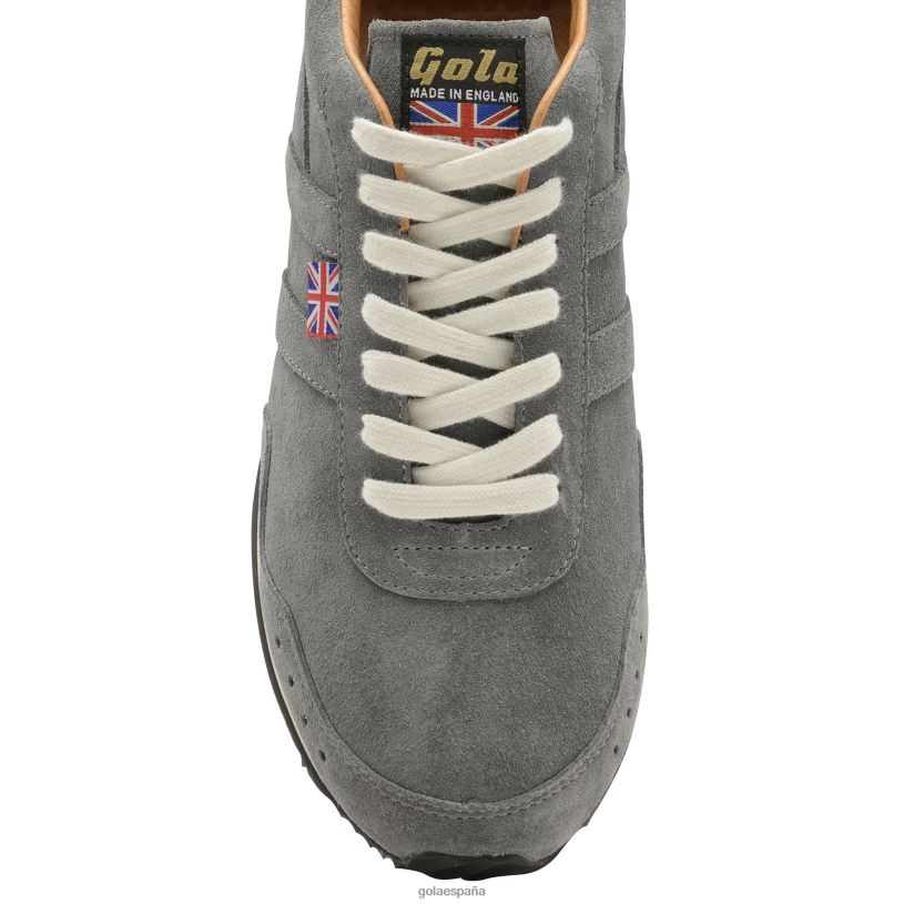 calzado V4PZL220 hombres Gola fabricado en Inglaterra - 1905 zapatillas deportivas de ante 317 gris