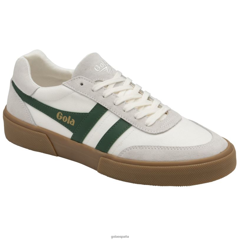 calzado V4PZL205 hombres Gola zapatillas clásicas Match Point blanco hueso/verde oscuro/chicle