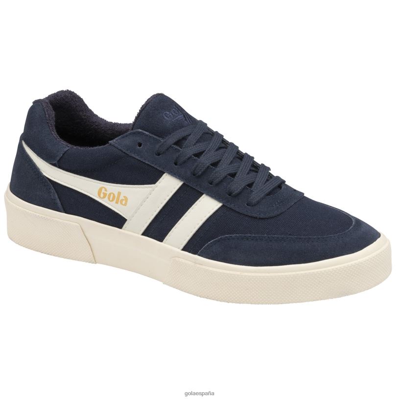 calzado V4PZL206 hombres Gola zapatillas clásicas Match Point azul marino/blanco roto