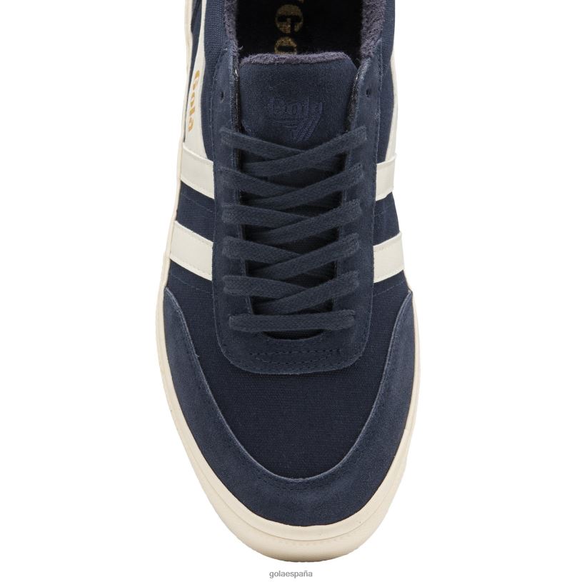 calzado V4PZL206 hombres Gola zapatillas clásicas Match Point azul marino/blanco roto