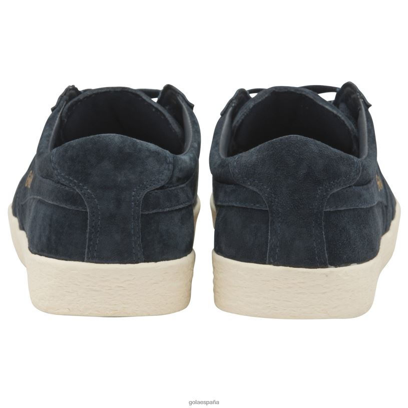 calzado V4PZL207 hombres Gola zapatillas clásicas de ante azul marino/blanco roto