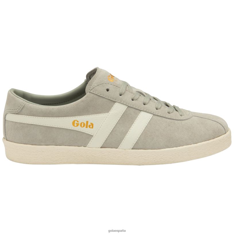 calzado V4PZL217 hombres Gola zapatillas clásicas de ante gris claro/blanco hueso