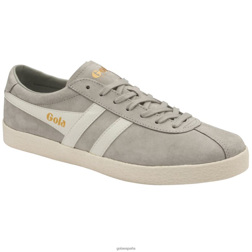 calzado V4PZL217 hombres Gola zapatillas clásicas de ante gris claro/blanco hueso