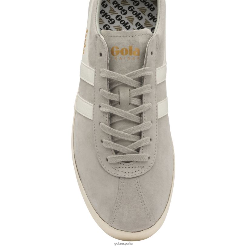 calzado V4PZL217 hombres Gola zapatillas clásicas de ante gris claro/blanco hueso