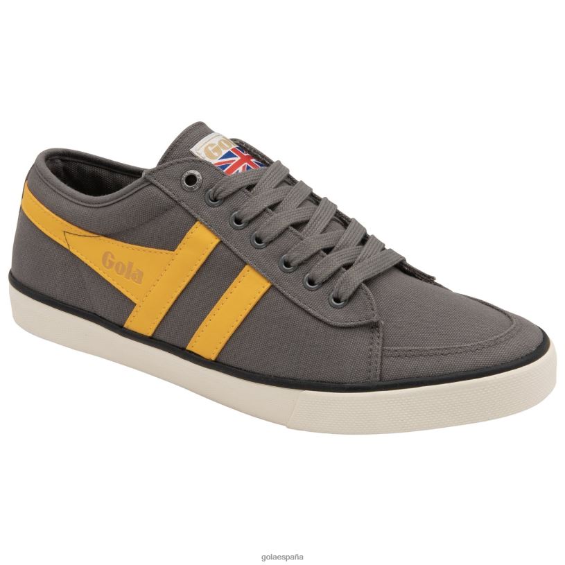 calzado V4PZL53 hombres Gola zapatillas veganas clásicas comet plimsoll 2 ceniza/sol/negro