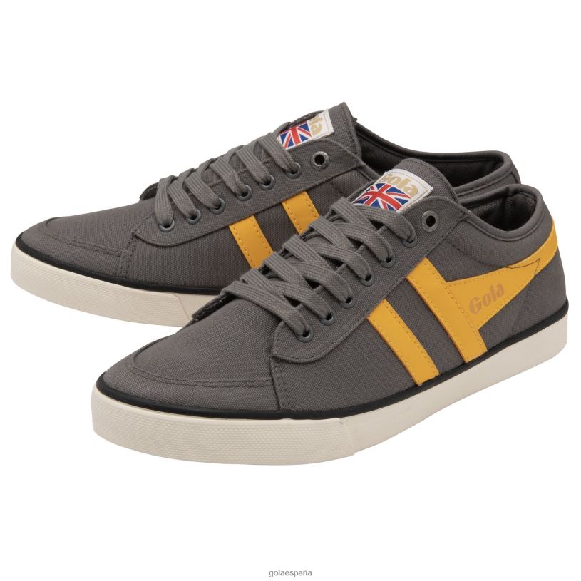 calzado V4PZL53 hombres Gola zapatillas veganas clásicas comet plimsoll 2 ceniza/sol/negro