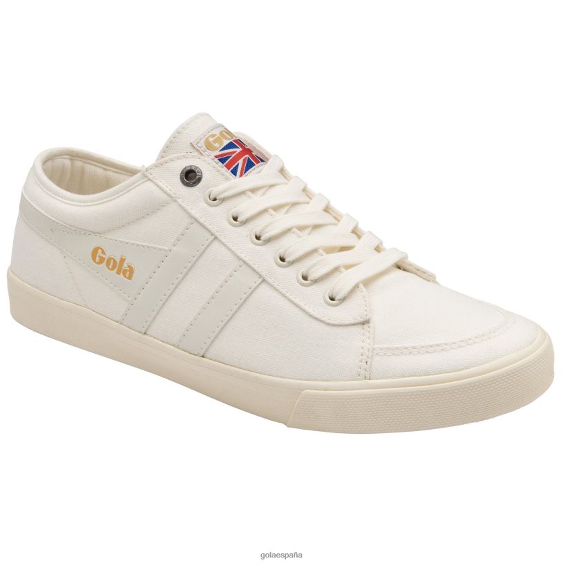 calzado V4PZL54 hombres Gola zapatillas veganas clásicas comet plimsoll 2 blanquecino