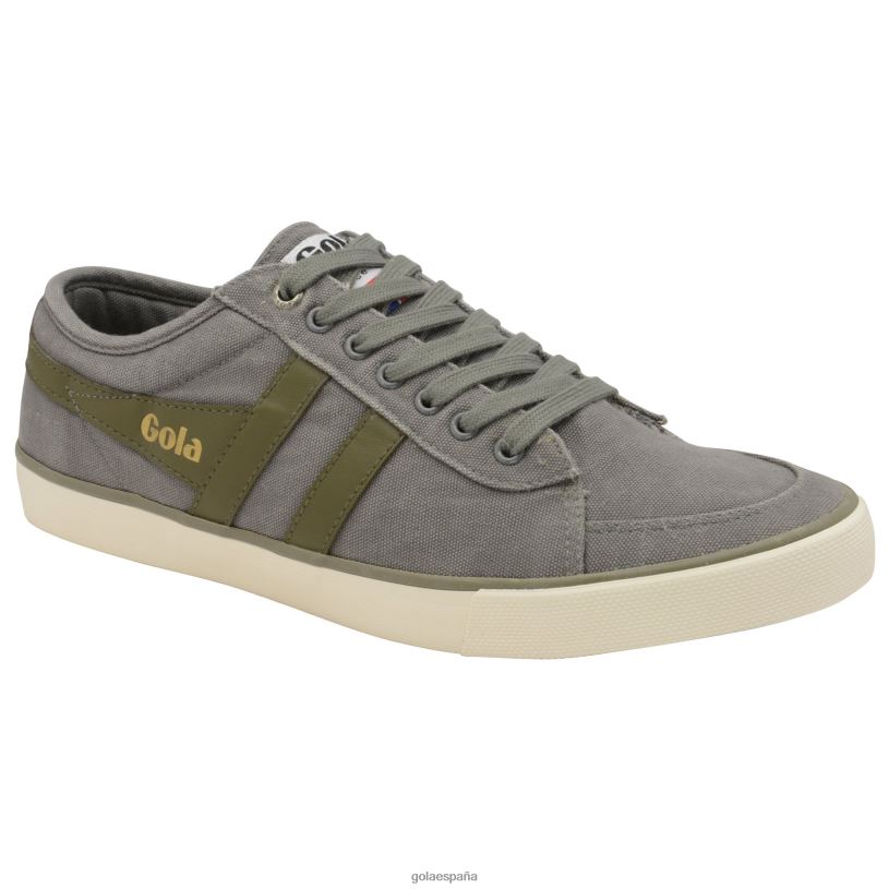 calzado V4PZL58 hombres Gola zapatillas veganas clásicas comet plimsoll 3 gris/caqui