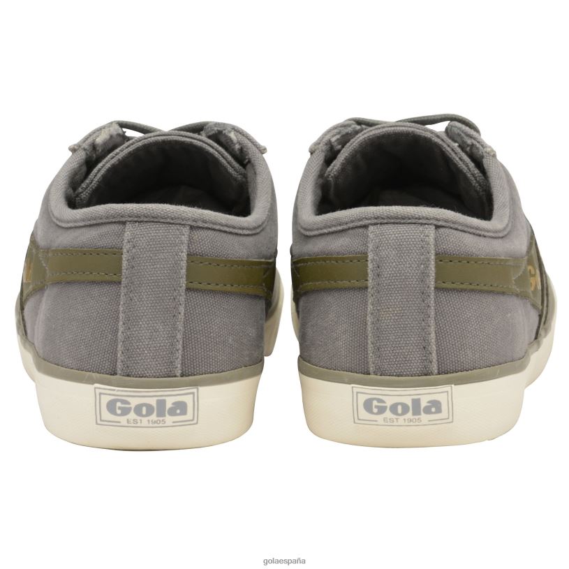 calzado V4PZL58 hombres Gola zapatillas veganas clásicas comet plimsoll 3 gris/caqui