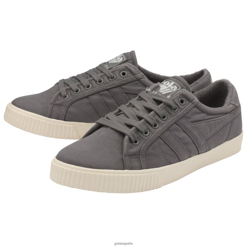 calzado V4PZL69 hombres Gola tenis clásicos veganos marca cox lavado zapatillas de deporte ceniza