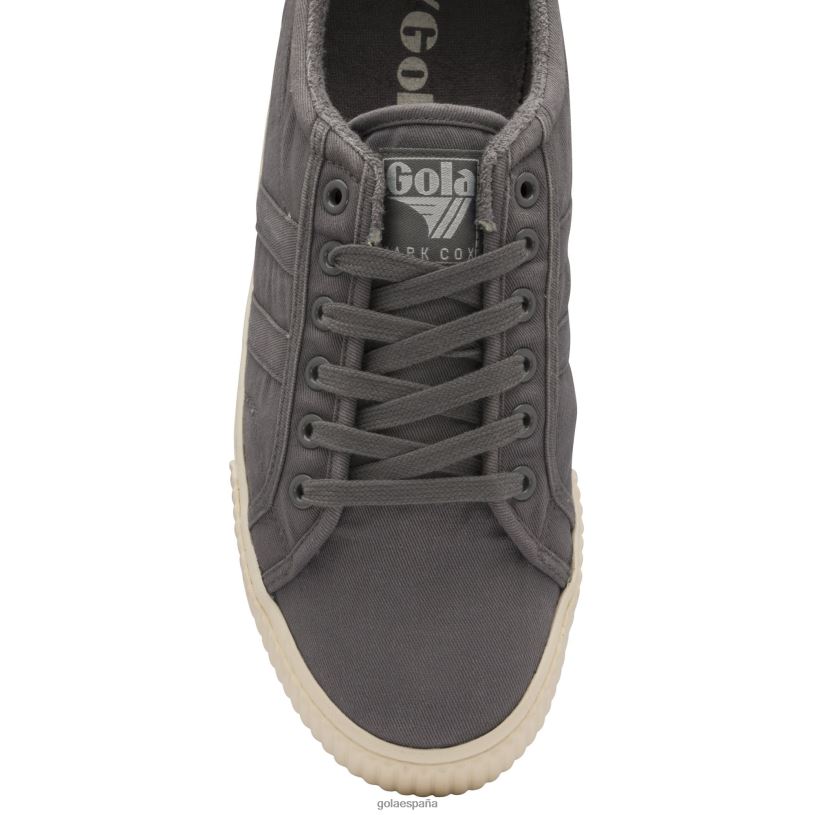 calzado V4PZL69 hombres Gola tenis clásicos veganos marca cox lavado zapatillas de deporte ceniza