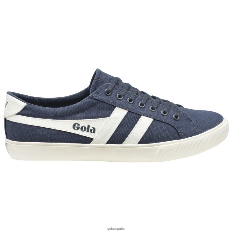 calzado V4PZL72 hombres Gola zapatillas veganas clásicas universitarias azul marino/blanco roto