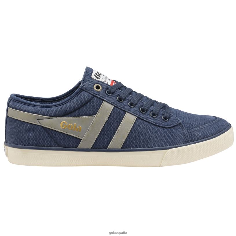 calzado V4PZL91 hombres Gola zapatillas veganas clásicas comet plimsoll 4 azul marino/gris claro