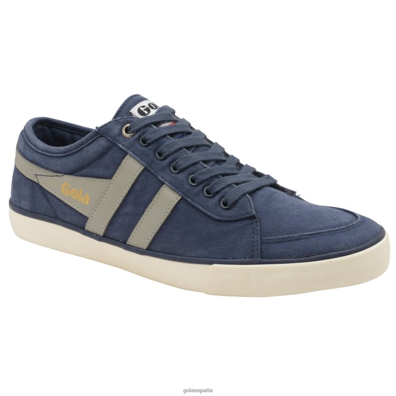 calzado V4PZL91 hombres Gola zapatillas veganas clásicas comet plimsoll 4 azul marino/gris claro