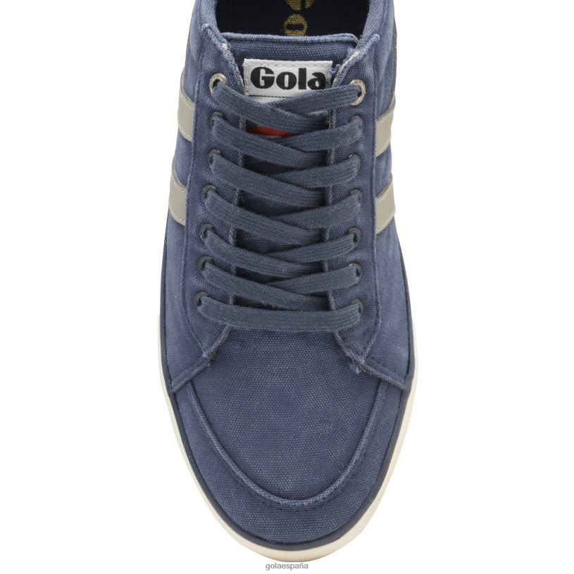 calzado V4PZL91 hombres Gola zapatillas veganas clásicas comet plimsoll 4 azul marino/gris claro