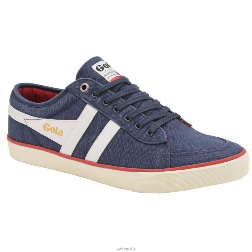 calzado V4PZL92 hombres Gola zapatillas veganas clásicas comet plimsoll 4 azul marino/blanco