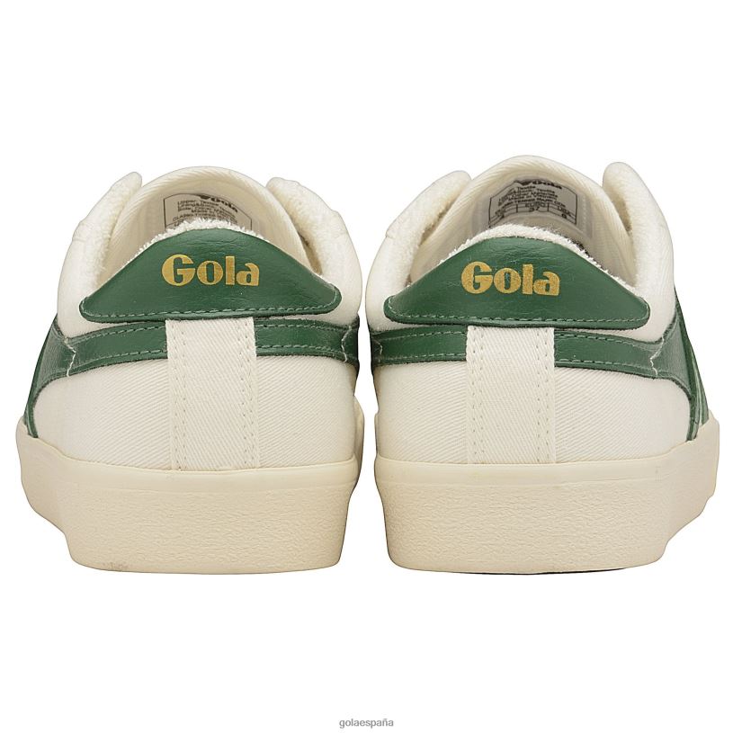 calzado V4PZL98 hombres Gola tenis clásicos veganos marca cox tenis blanco hueso/verde oscuro