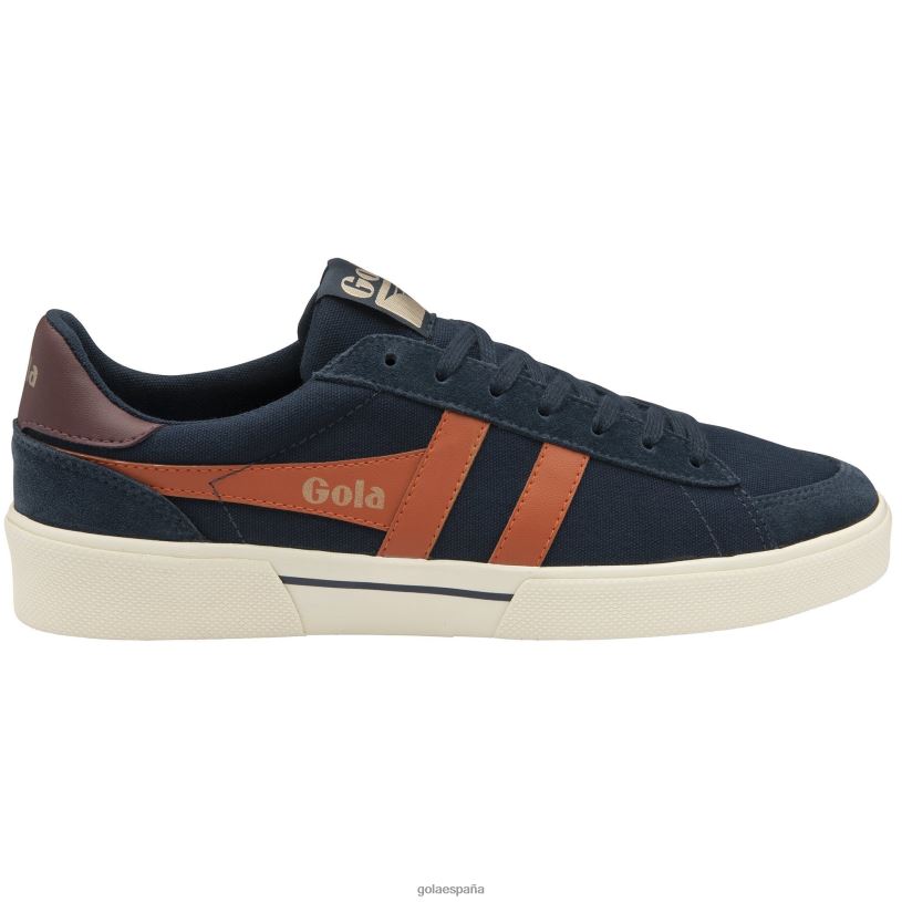calzado V4PZL144 hombres Gola zapatillas clásicas breakpoint azul marino/naranja malhumorado/burdeos