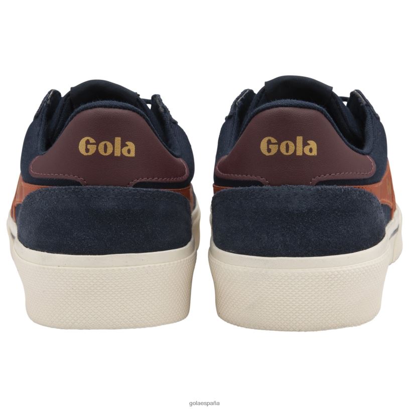 calzado V4PZL144 hombres Gola zapatillas clásicas breakpoint azul marino/naranja malhumorado/burdeos