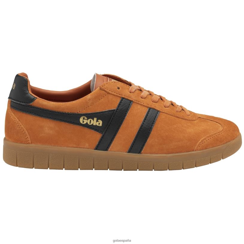 calzado V4PZL164 hombres Gola tenis clásicos de ante Hurricane naranja malhumorado/negro/chicle