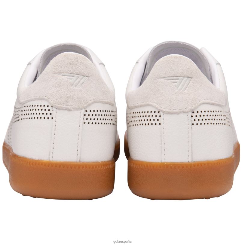 calzado V4PZL224 hombres Gola zapatillas clásicas ace de piel blanco/goma