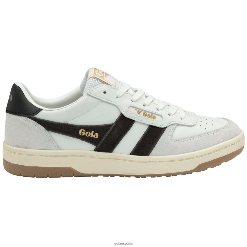 calzado V4PZL236 hombres Gola zapatillas clásicas halcón blanco negro