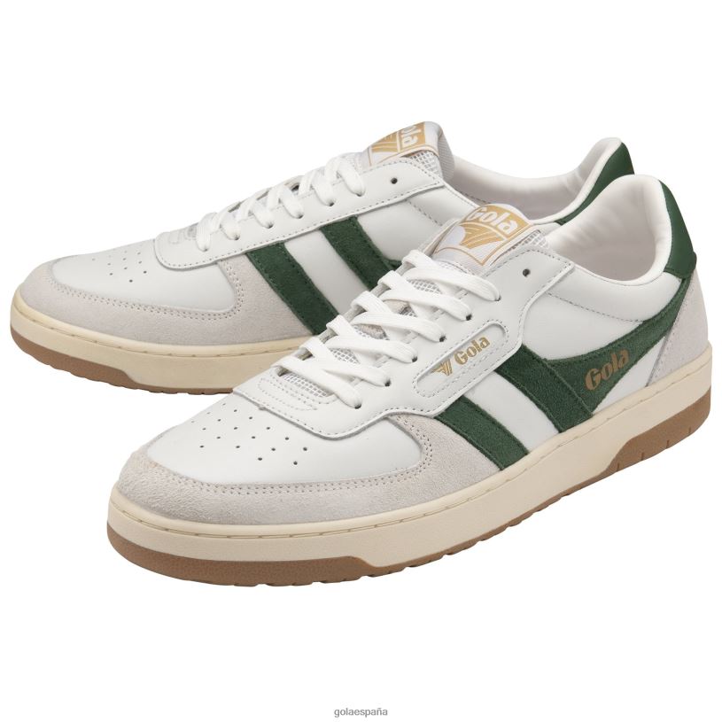 calzado V4PZL238 hombres Gola zapatillas clásicas halcón blanco/verde oscuro