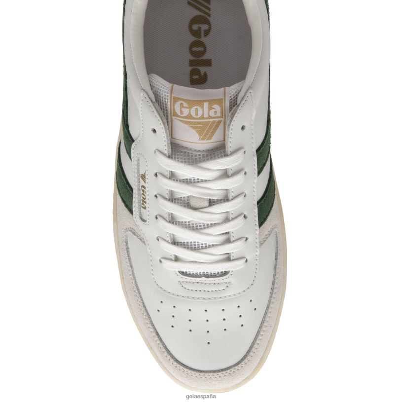 calzado V4PZL238 hombres Gola zapatillas clásicas halcón blanco/verde oscuro