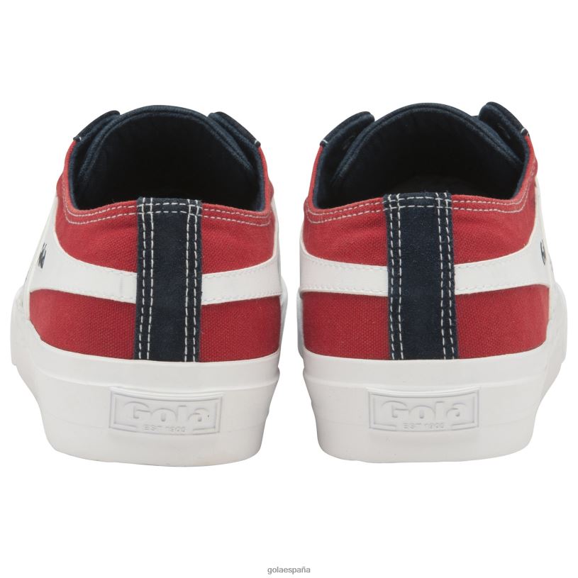 calzado V4PZL76 hombres Gola tenis classics quota ii rwb plimsoll azul marino/rojo/blanco