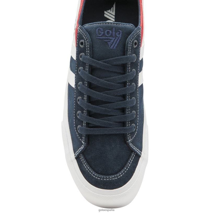 calzado V4PZL76 hombres Gola tenis classics quota ii rwb plimsoll azul marino/rojo/blanco