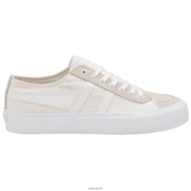 calzado V4PZL77 hombres Gola tenis classics quota ii plimsoll blanco
