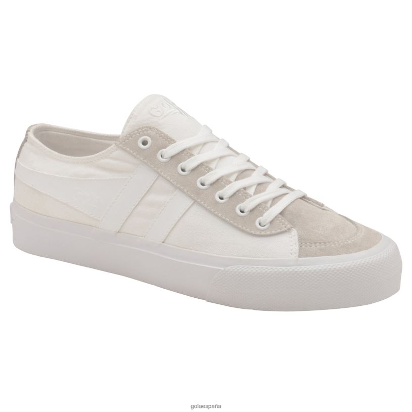 calzado V4PZL77 hombres Gola tenis classics quota ii plimsoll blanco