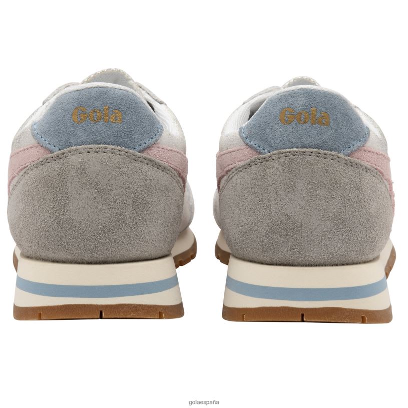 calzado V4PZL317 mujer Gola zapatillas clásicas daytona blaze blanco/rosa tiza/iceberg