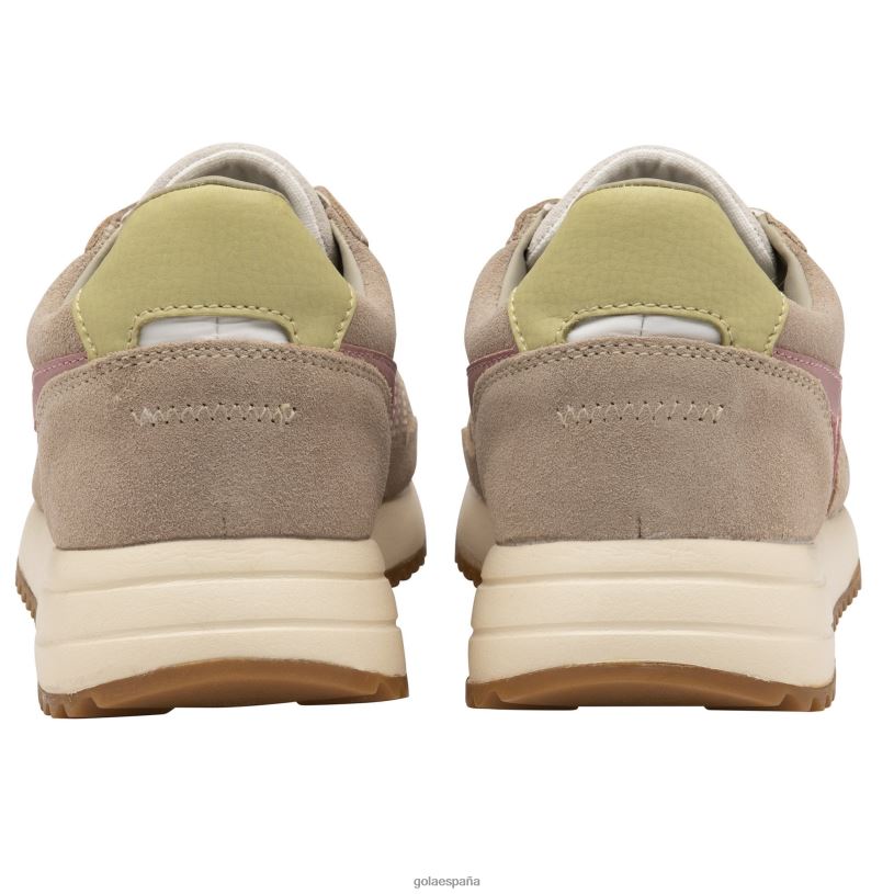 calzado V4PZL340 mujer Gola zapatillas clásicas chicago blanco roto/gris pluma/rosa empolvado