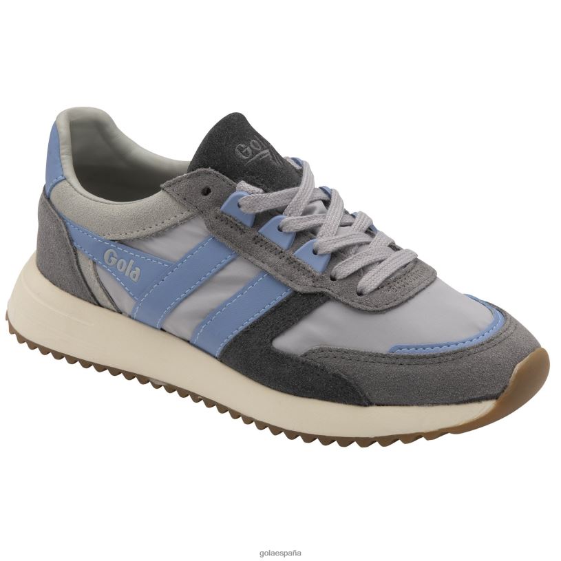 calzado V4PZL343 mujer Gola zapatillas clásicas chicago gris claro/azul vista