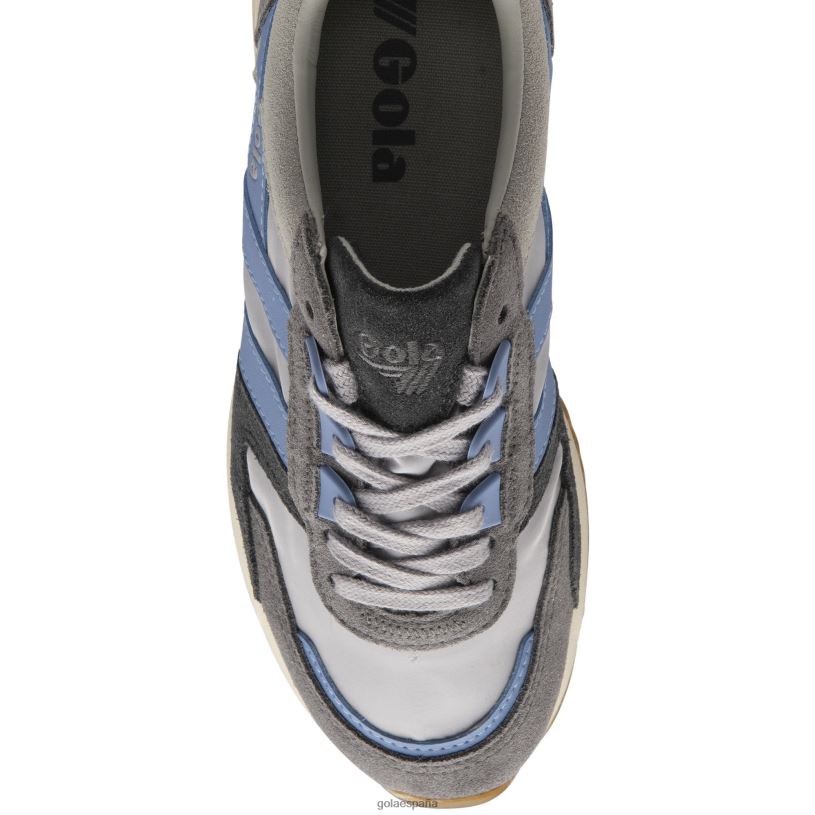 calzado V4PZL343 mujer Gola zapatillas clásicas chicago gris claro/azul vista