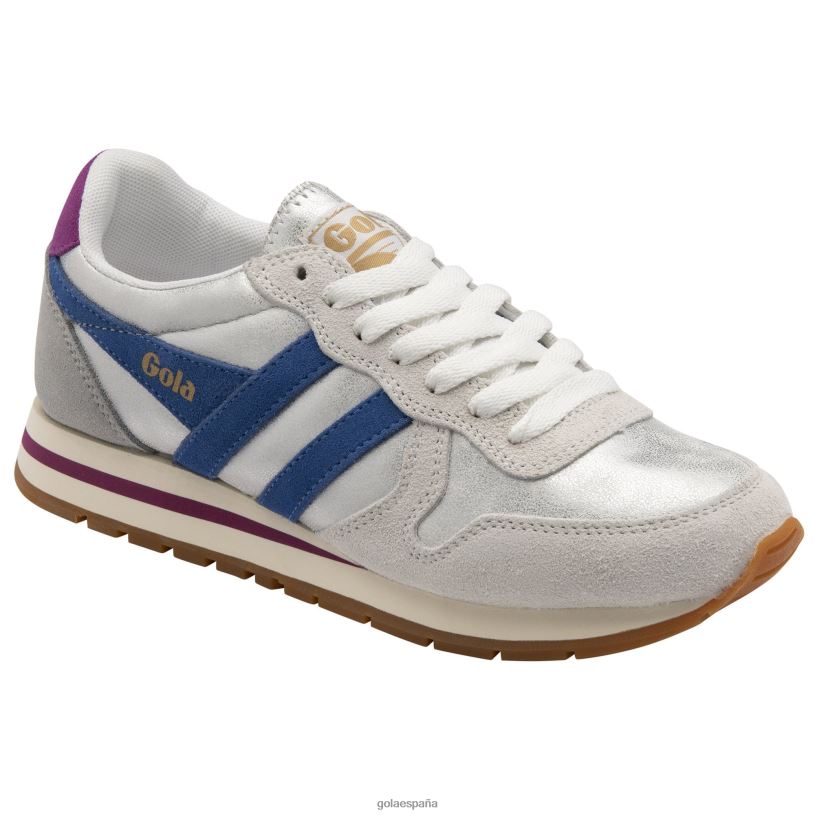 calzado V4PZL353 mujer Gola zapatillas clásicas daytona blaze blanco/zafiro/dedalera
