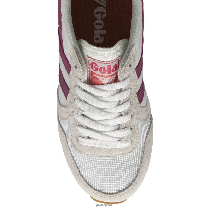 calzado V4PZL359 mujer Gola zapatillas clásicas daytona blanco/fucsia intenso/azul marino